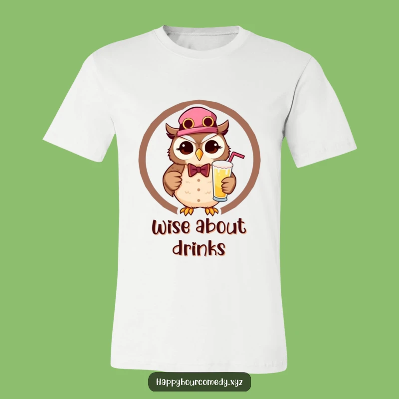 Funny Owl Bartender T-Shirt: Witty Owl Serving Drinks, Perfect Funny Gift for Drink Lovers